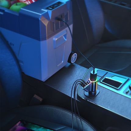 JOYROOM 4in1 Fast USB-A car charger 2x USB-C PD 150W black – image 10