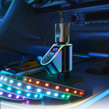 JOYROOM 4in1 Fast USB-A car charger 2x USB-C PD 150W black – image 11