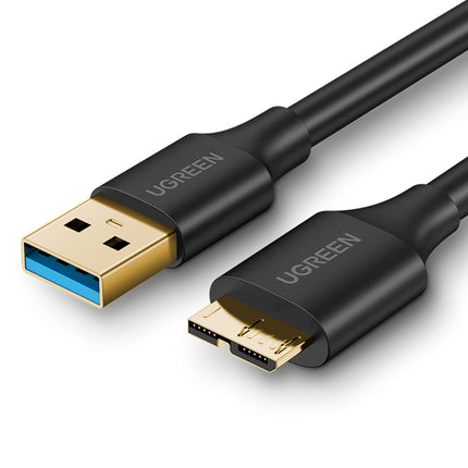 UGREEN Cable drive cable USB-A 3.0 - Micro USB-B SuperSpeed ​​5Gb/s 1m black