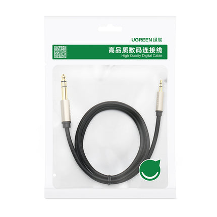 UGREEN TRS audio adapter cable mini jack 3.5mm - jack 6.35mm 1m gray – image 5