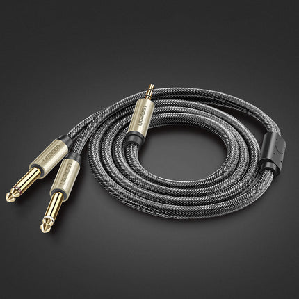 UGREEN Cable audio splitter mini jack 3.5 mm - 2x jack 6.35 mm 1m gray – image 8