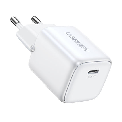 UGREEN GaN 1x USB-C 30W PD Nexode Mini fast charger, white