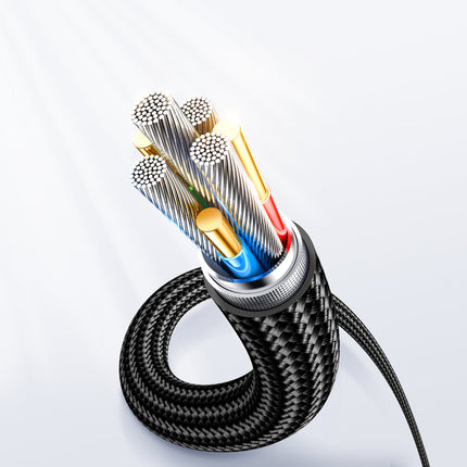 JOYROOM iPhone USB-C - Lightning cable with display 20W 1.2 m black – image 7