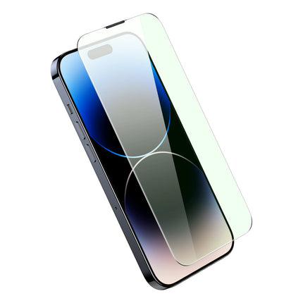 BASEUS Tempered glass for iPhone 14 Pro Max, full screen, 0.3mm Anti Blue Light – image 4