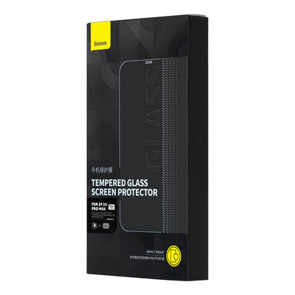 BASEUS Tempered glass for iPhone 14 Pro Max, full screen, 0.3mm Anti Blue Light – image 5