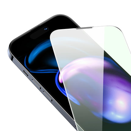 BASEUS Tempered glass for iPhone 14 Pro, full screen, 0.3mm Anti Blue Light – image 7