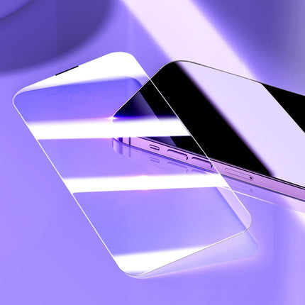 BASEUS Full screen tempered glass for iPhone 14 Pro with 0.3mm speaker cover – image 10