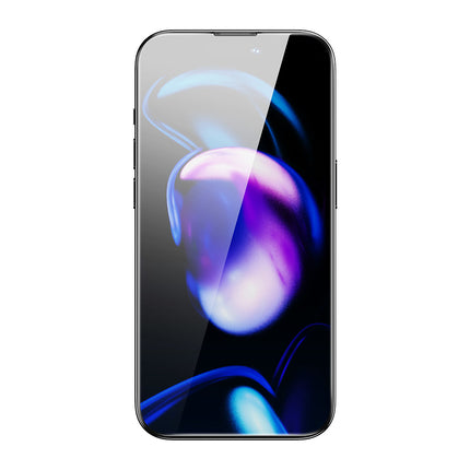 BASEUS Full screen tempered glass for iPhone 14 Pro with 0.3mm speaker cover – image 2