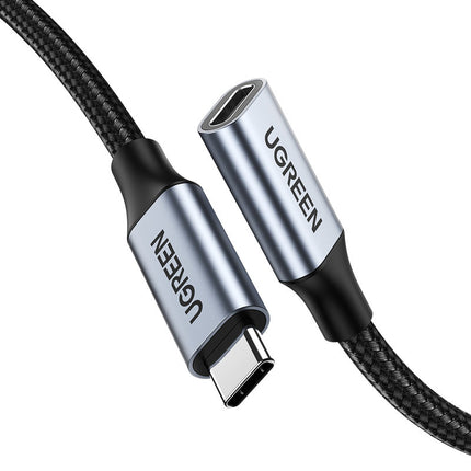 UGREEN Durable USB-C 3.1 10Gb/s extension cable, 1m, gray