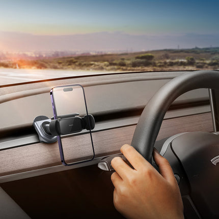 BASEUS Car holder with solar panel for Tesla Model 3 / Y T-Space black – image 11