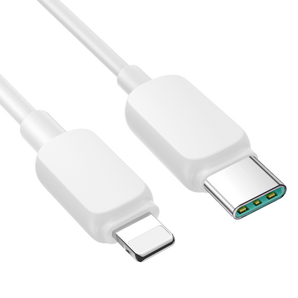 JOYROOM Cable for iPhone USB-C - Lightning 20W 1.2m white – image 3