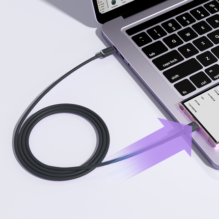 JOYROOM Cable USB-C - USB-C 100W 1.2m black – image 7