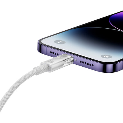 BASEUS Braided cable for iPhone Explorer Series USB - Lightning 2.4A 2m white – image 9