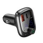 BASEUS 2in1 Bluetooth transmitter + charger for S-13 Overseas Edition car, black