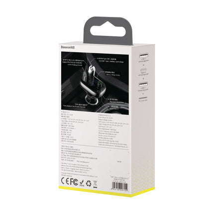 BASEUS 2in1 Bluetooth transmitter + charger for S-13 Overseas Edition car, black – image 7