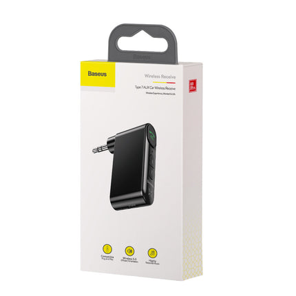 BASEUS Bluetooth AUX car transmitter mini jack 3.5 mm Overseas Edition black – image 7
