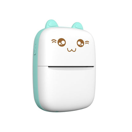 HURTEL Mini Cat thermal label printer cheat sheet from Bluetooth phone Fun Print blue – image 10