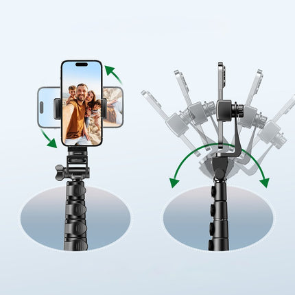 UGREEN Selfie stick with stand and Bluetooth remote control, long selfie stick 1.8 m, black – image 11