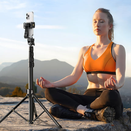 UGREEN Selfie stick with stand and Bluetooth remote control, long selfie stick 1.8 m, black – image 5