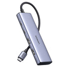 UGREEN HUB USB-C port adapter - 2x USB-A 2x USB-C 20cm gray