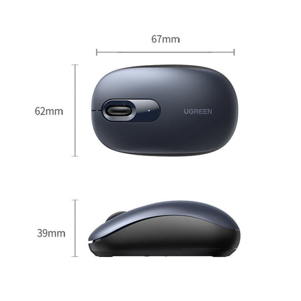 UGREEN Wireless mouse for a computer USB 2.4GHz, navy blue – image 11