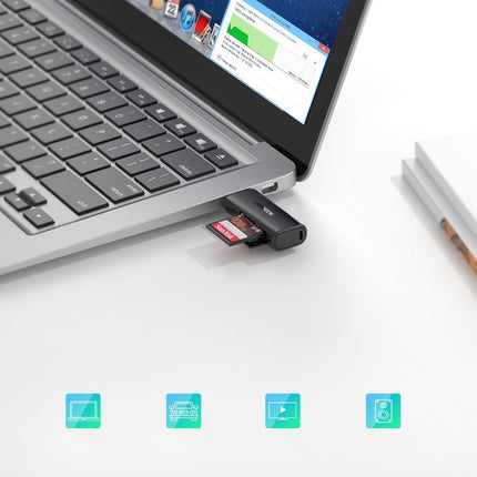 UGREEN SD TF memory card reader for computer USB 3.0 black – image 6