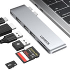 UGREEN Port splitter HUB MacBook Air Pro 2x USB-C HDMI 2x USB 3.0 SD TF PD gray