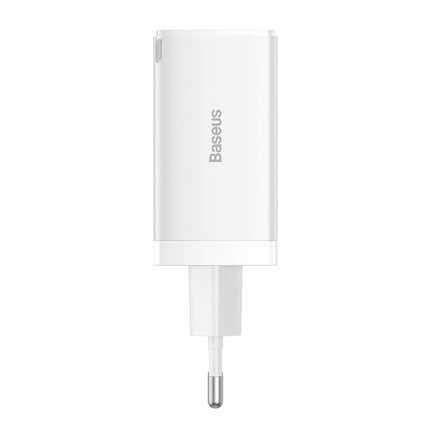 BASEUS GaN fast charger 2x USB-C USB 65W + USB-C cable white – image 6