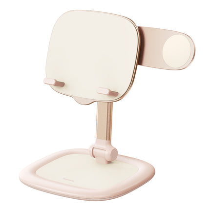 BASEUS Adjustable stand for tablet and phone Seashell Series pink