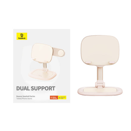 BASEUS Adjustable stand for tablet and phone Seashell Series pink – image 6