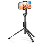 SPIGEN 2in1 Telescopic Selfie Stick with remote control and tripod, black phone stand