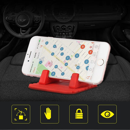 HURTEL Universal car holder silicone phone stand black – image 11