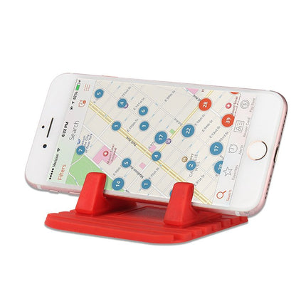 HURTEL Universal car holder silicone phone stand black – image 2