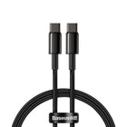 BASEUS USB-C fast charging cable Power Delivery PD QC 100W 5A 1m black
