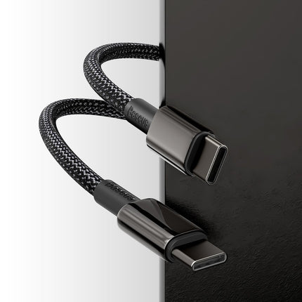 BASEUS USB-C fast charging cable Power Delivery PD QC 100W 5A 1m black – image 10