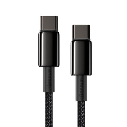 BASEUS USB-C fast charging cable Power Delivery PD QC 100W 5A 1m black – image 3