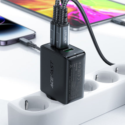 ACEFAST GaN fast charger 2x USB-C USB-A PPS PD QC4+ 65W black – image 6