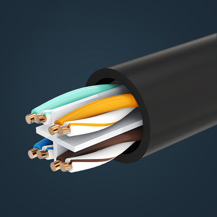 UGREEN LAN Ethernet RJ45 F/UTP Cat extension cable. 6 1000Mb/s 0.5m black – image 6