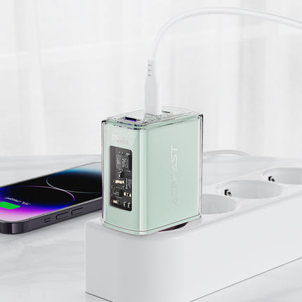 ACEFAST GaN 65W network charger 3 ports 1x USB 2x USB-C purple – image 10