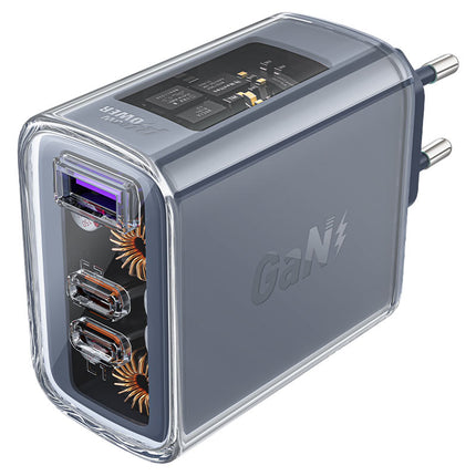ACEFAST GaN 65W network charger 3 ports 1x USB 2x USB-C green – image 2