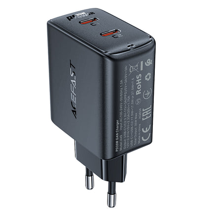 ACEFAST GaN 35W PD 2x USB-C fast charger, black – image 8