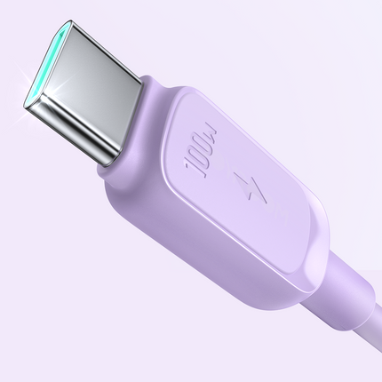 JOYROOM USB-C - USB-C cable 100W 1.2m purple – image 10