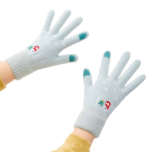 HURTEL Women's warm winter touchscreen gloves, green