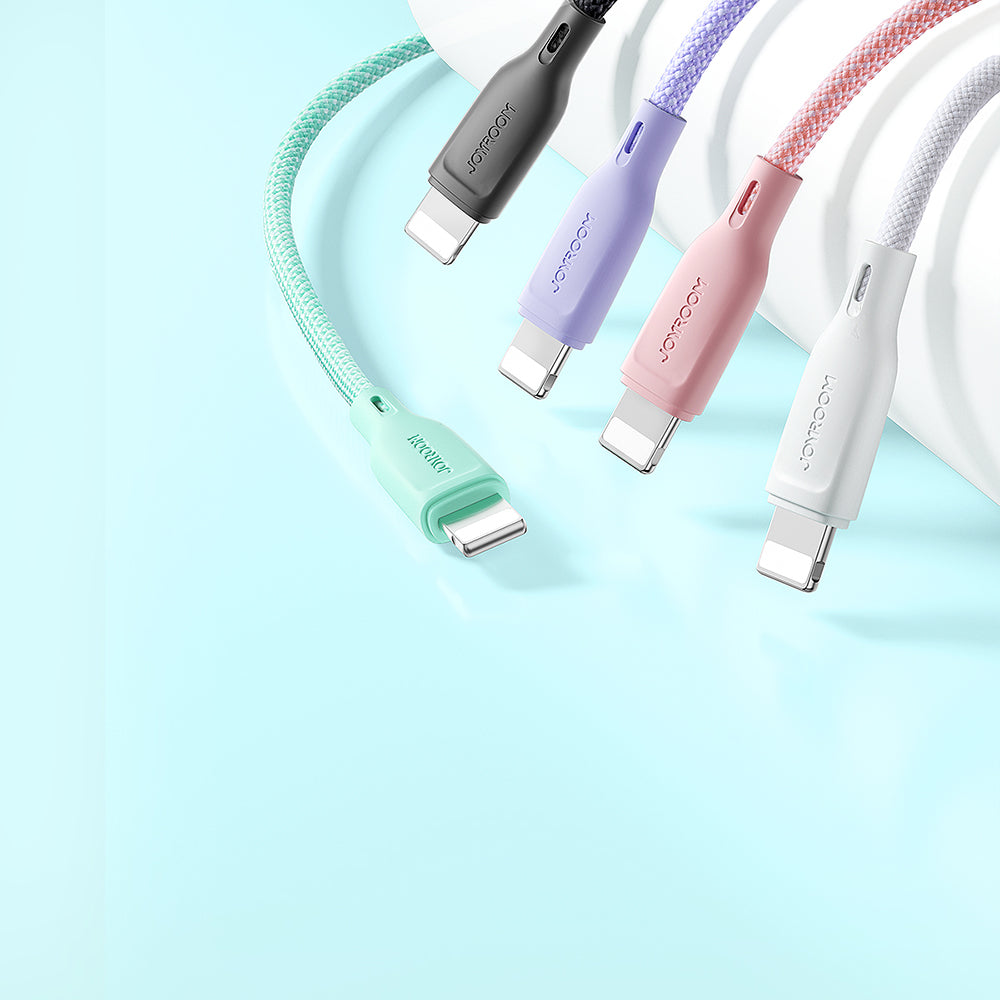 JOYROOM Cable for iPhone Multi-Color Series USB-A - Lightning 3A 1m black – image 11