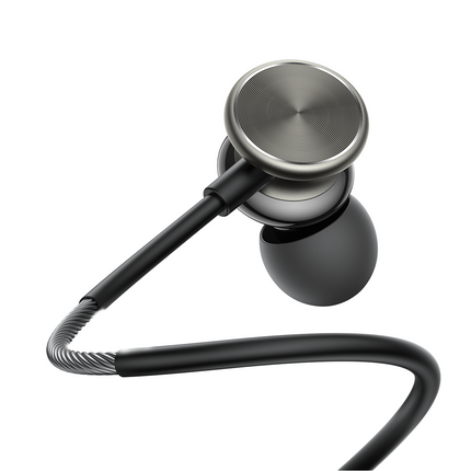 JOYROOM HiFi Wired Series JR-EW03 dark gray in-ear headphones with strong bass – image 3