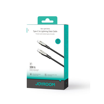 JOYROOM Cable for iPhone Star-Light Series USB-C - Lightning 30W 1.2m black – image 5