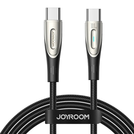 JOYROOM Braided cable Star-Light Series USB-C - USB-C 100W 1.2m black