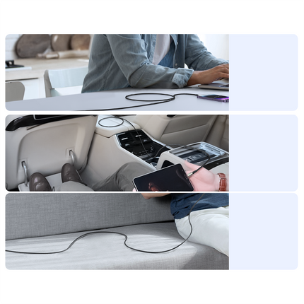 JOYROOM Cable for iPhone Pioneer Series USB-A - Lightning 3A 1.2m black – image 19