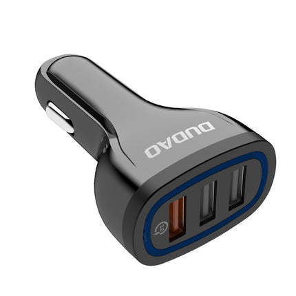 DUDAO Car charger 3x USB Quick Charge 3.0 QC3.0 2.4A 18W white – image 2