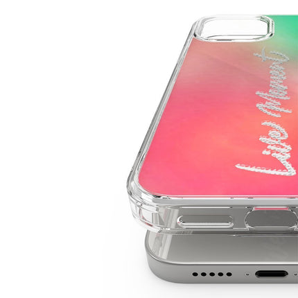 Ringke Armored case cover with gel frame iPhone 12 Pro Max Fusion Design pink-green – image 2